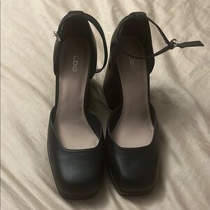 Aldo Black Elegant Heels
